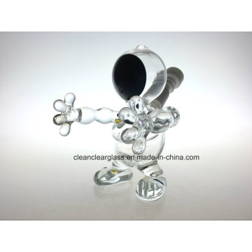 New Design Wholesale! Honeybaby Glass Water Pipe Oil Rig with Slitted Perc Diffusor